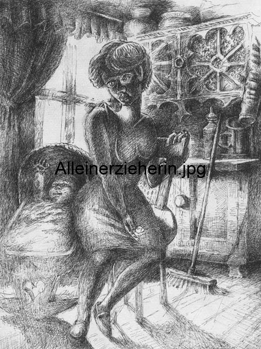 Alleinerzieherin